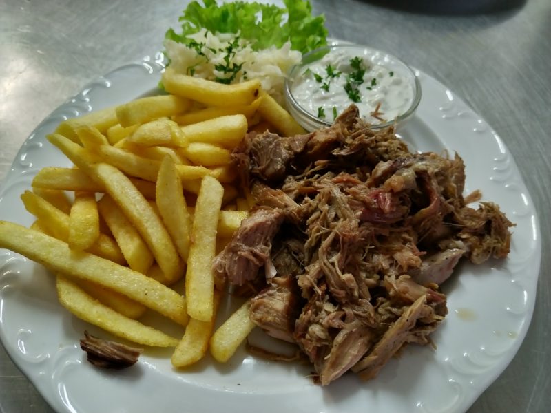 Pullet Pork Griechischer Art